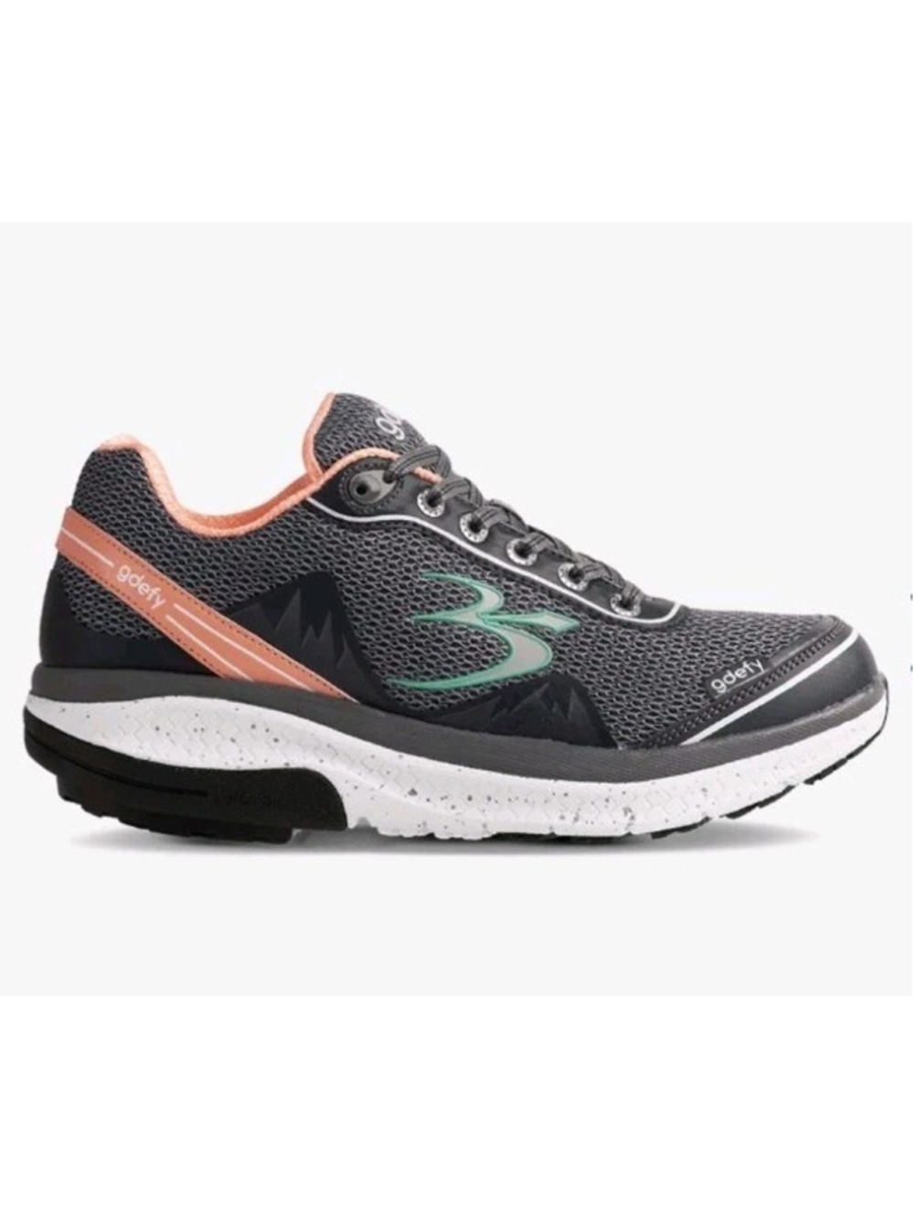 Gravity Defyer Womens Mighty Walk Sneakers Size 7.5 Athletic Shoes Grey Gym